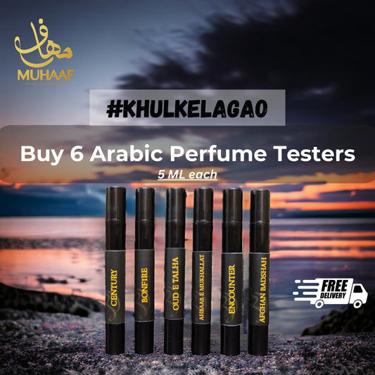 BUNDLE OF SIX ARABIC TESTERS (5ml)